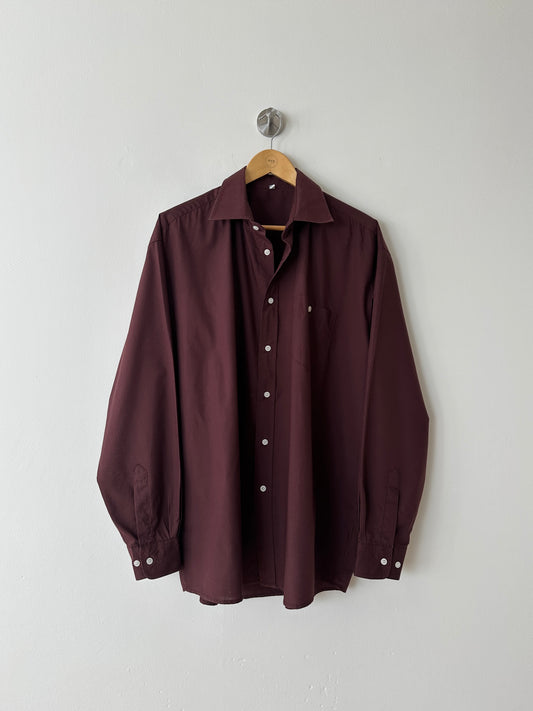 Oversized shirt | Bordeaux