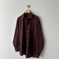 Oversized shirt | Bordeaux