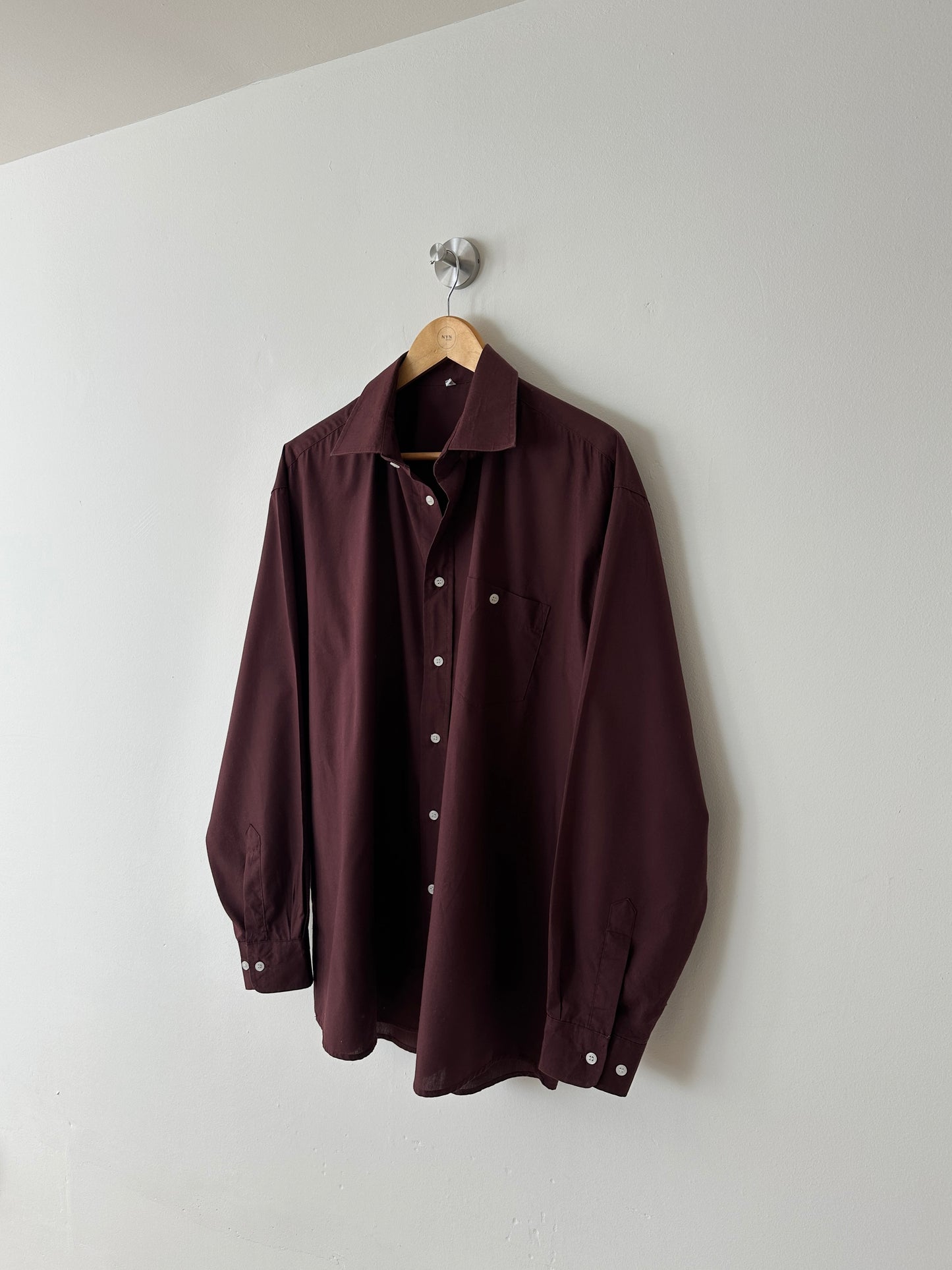Oversized shirt | Bordeaux
