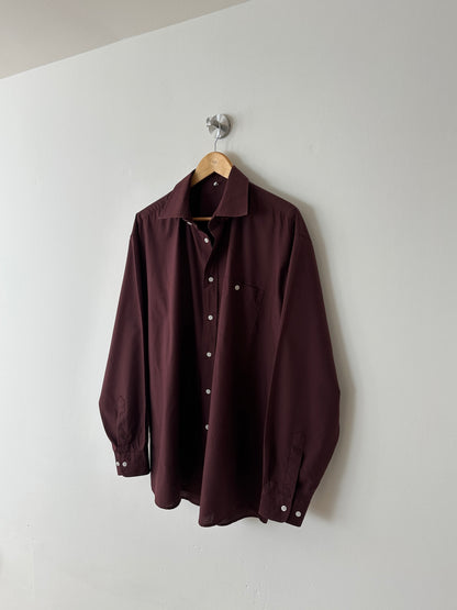 Oversized shirt | Bordeaux