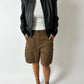 Leather bomber jacket | Black