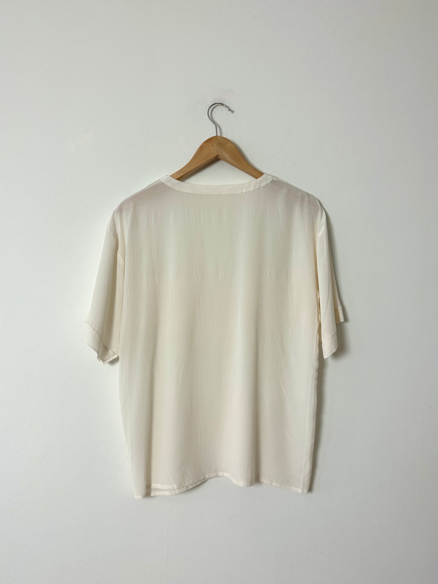 Silk top | Off white