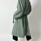 Long trench coat | Soft green