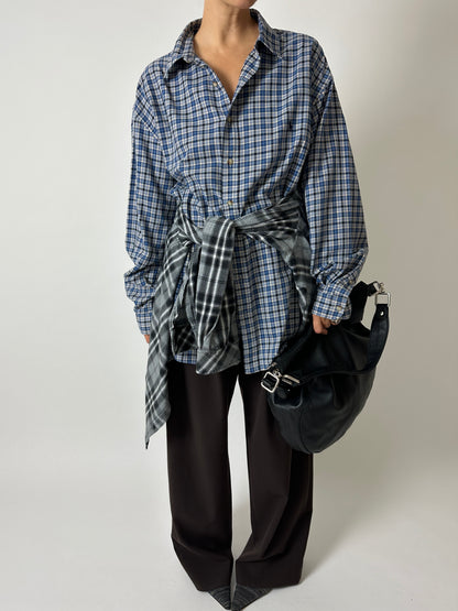 Ralph Lauren checked shirt | Blue white black