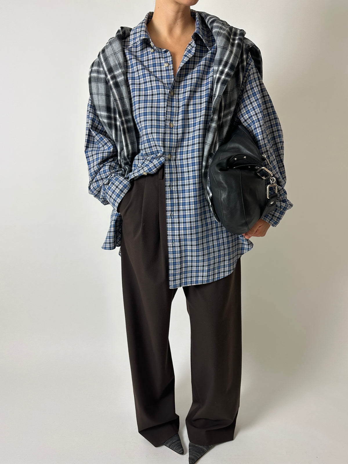 Ralph Lauren checked shirt | Blue white black