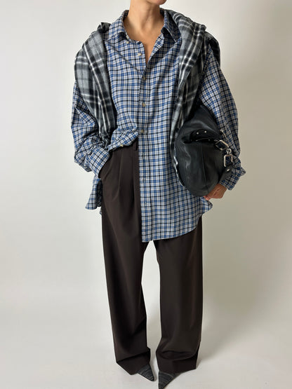Ralph Lauren checked shirt | Blue white black