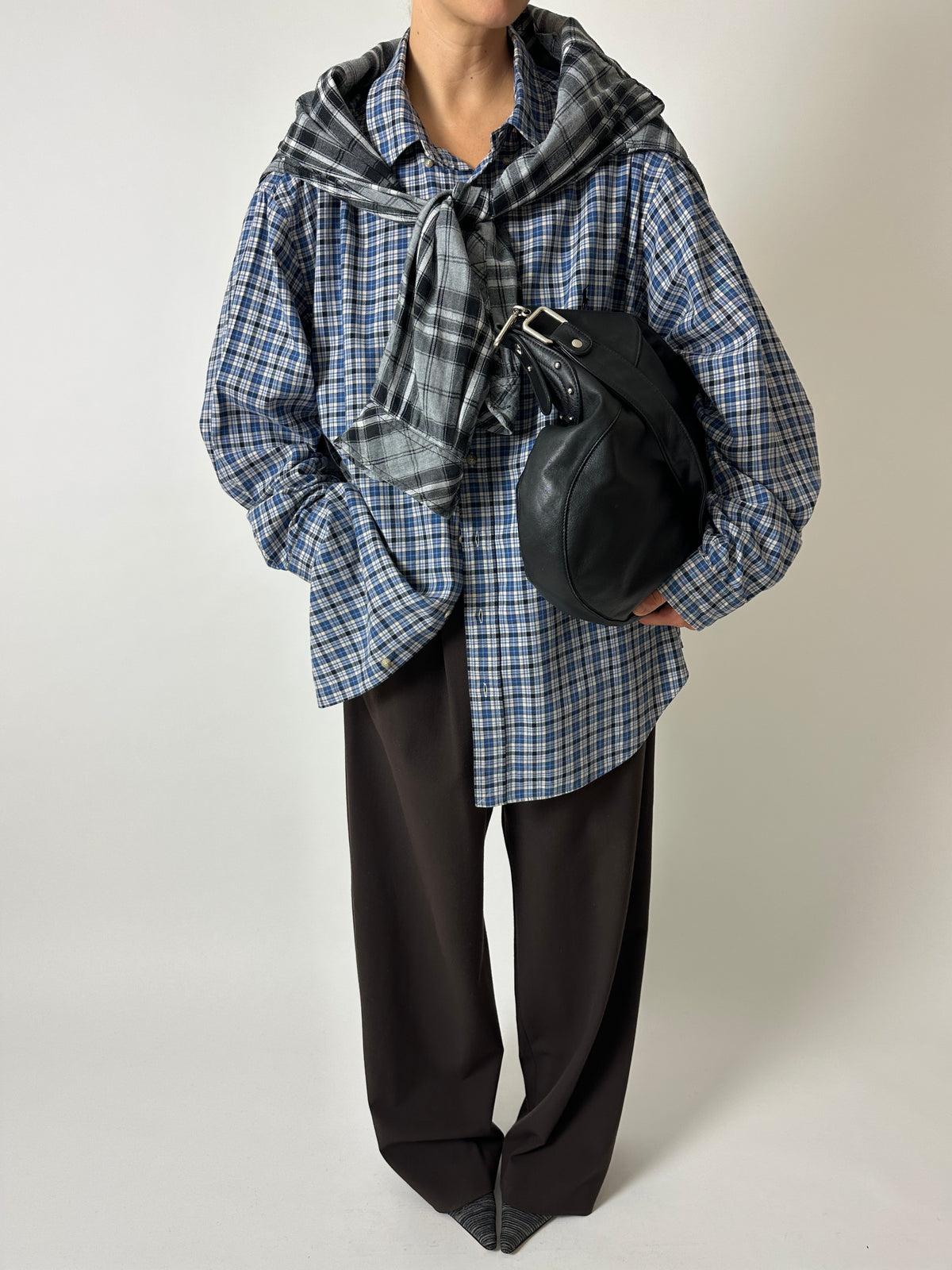 Ralph Lauren checked shirt | Blue white black