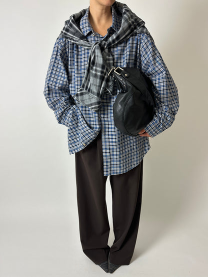 Ralph Lauren checked shirt | Blue white black