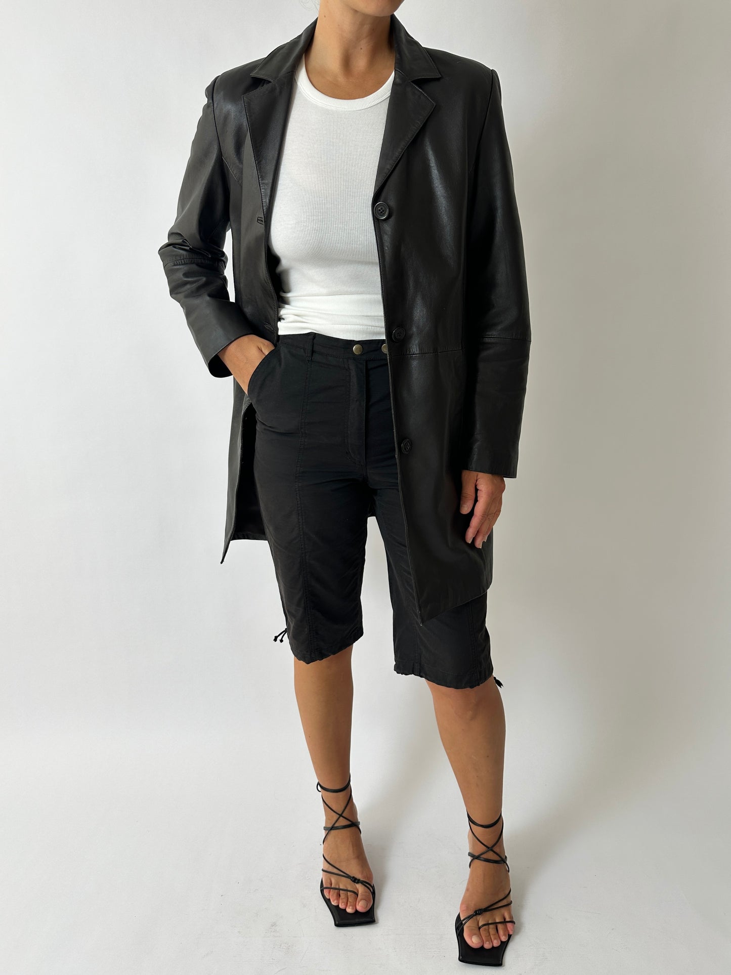 Capri trousers | Black