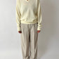 Wool knitted sweater | Soft butter