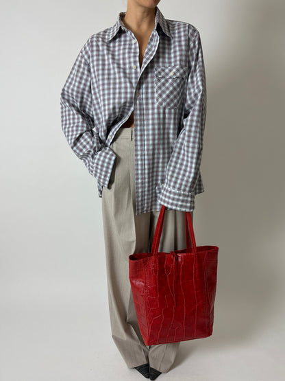 Levi's checked shirt | Off-white Red Blue