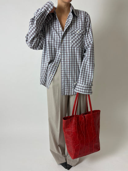 Levi's checked shirt | Off-white Red Blue