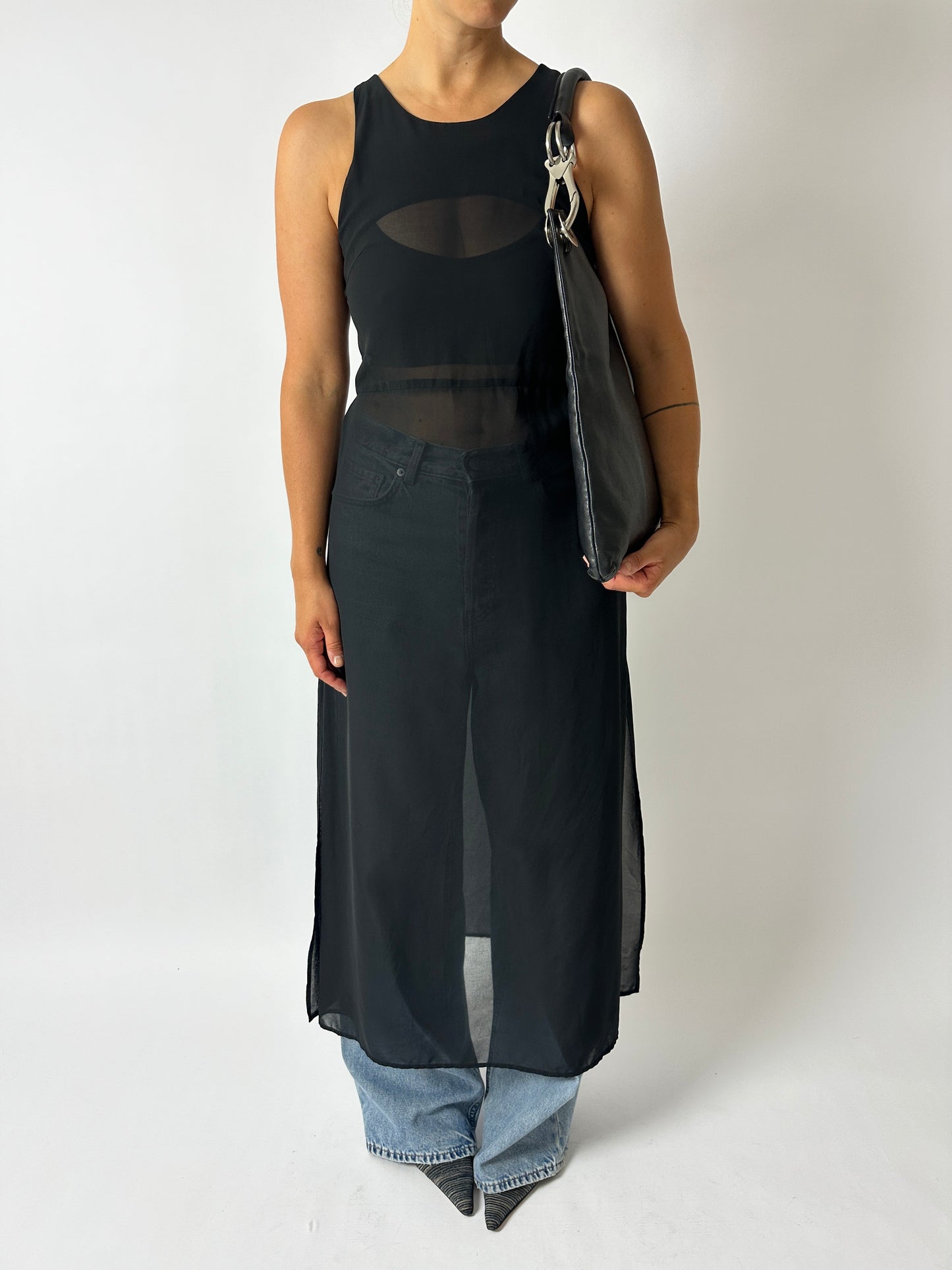 Sheer dress | Black