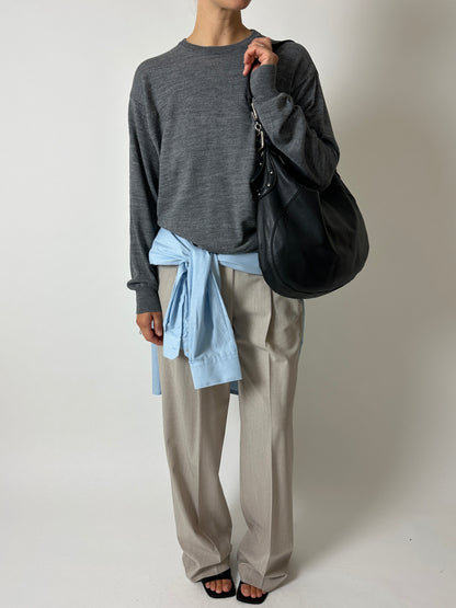 Wool blend jumper | Grey