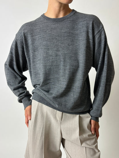 Wool blend jumper | Grey
