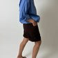 Long shorts | Dark brown