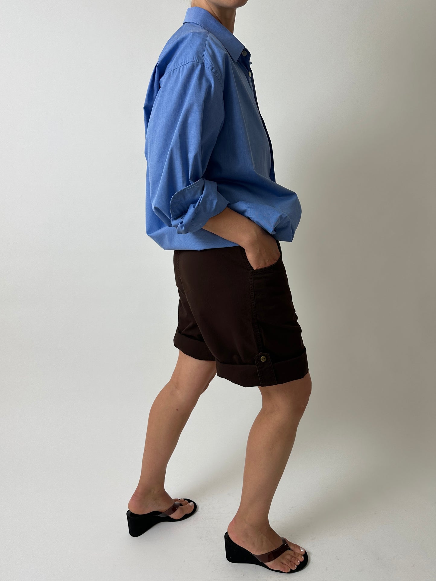 Long shorts | Dark brown
