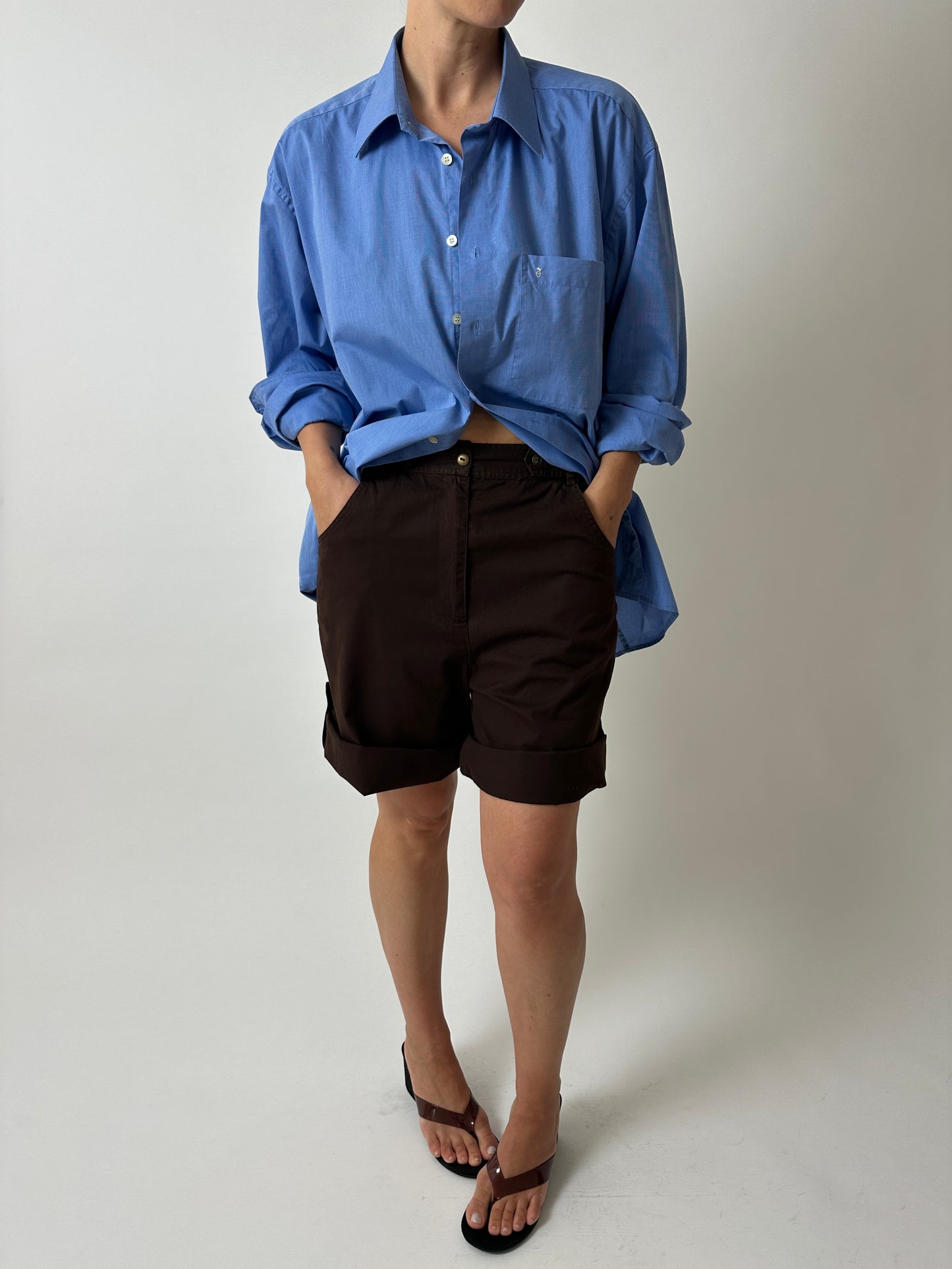 Long shorts | Dark brown