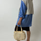 Leather shoulder bag | Butter cream