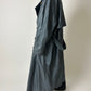 Oversized long trench coat | Sea Green
