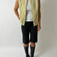 Zip sleeveless vest | Butter