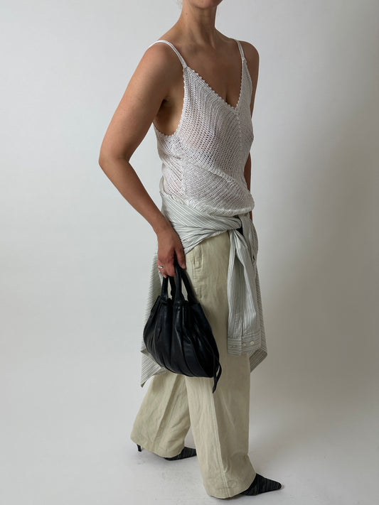 Crochet top | White