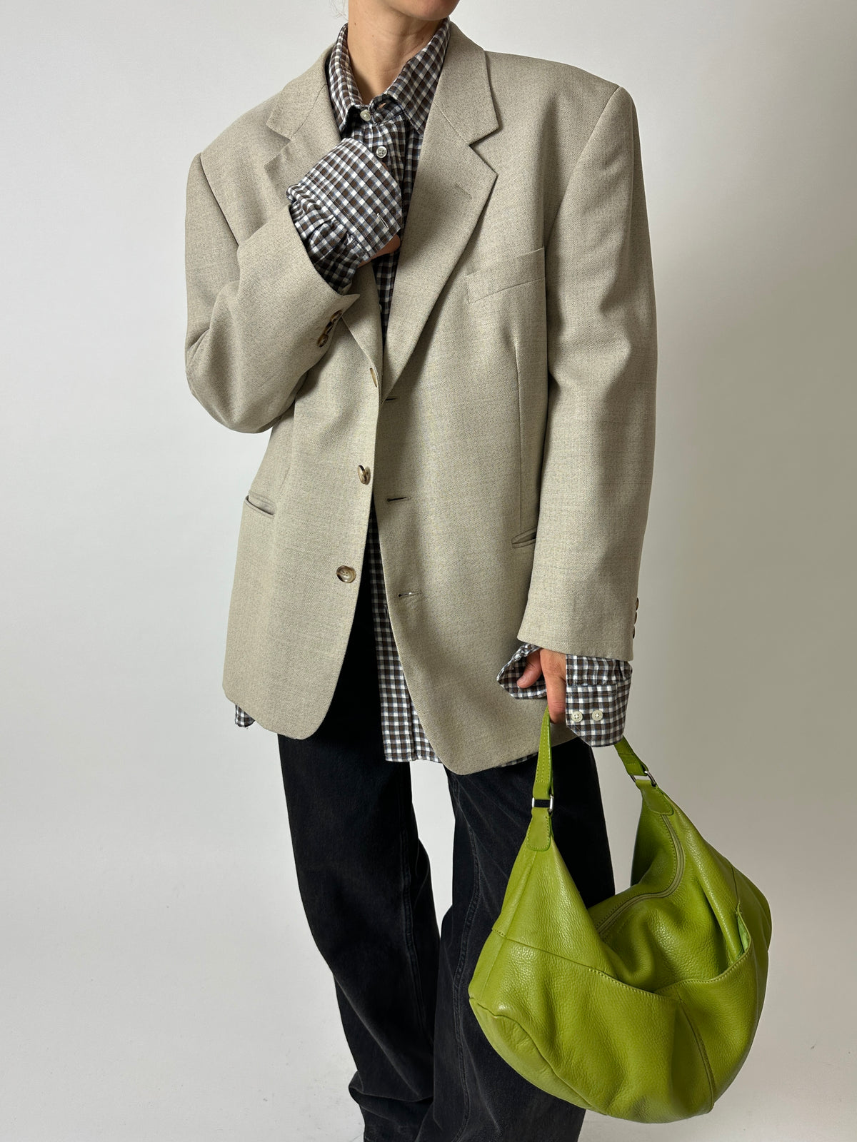 Oversized blazer | Beige
