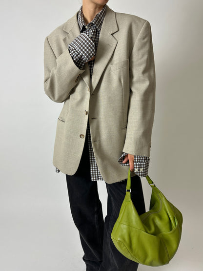 Oversized blazer | Beige