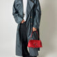 Oversized long trench coat | Sea Green