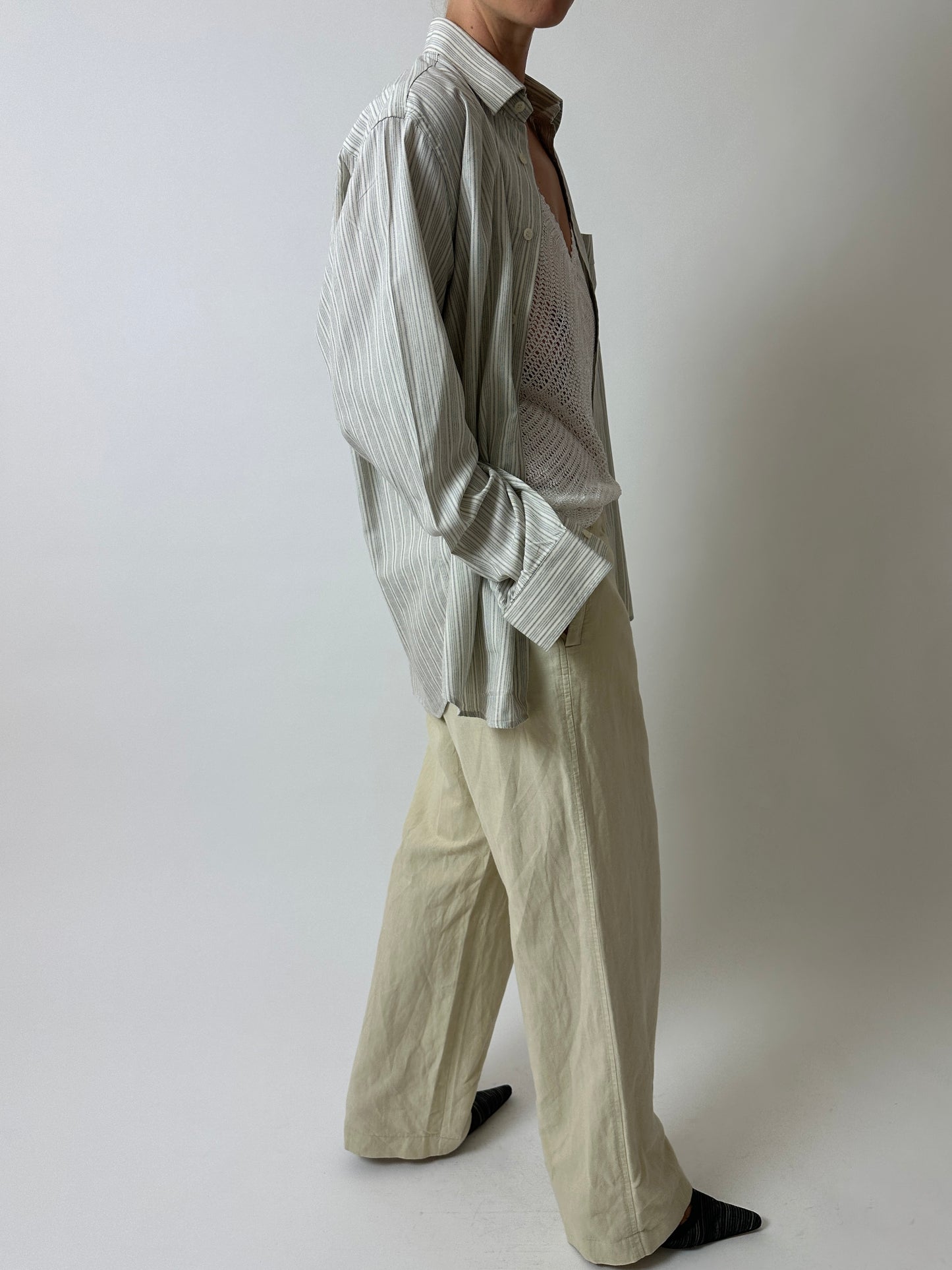 Linen blend trousers | Butter