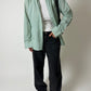 Relaxed fit striped shirt | Green / White