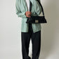Leather baguette bag | Black