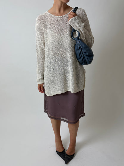 Knitted sweater | Off white