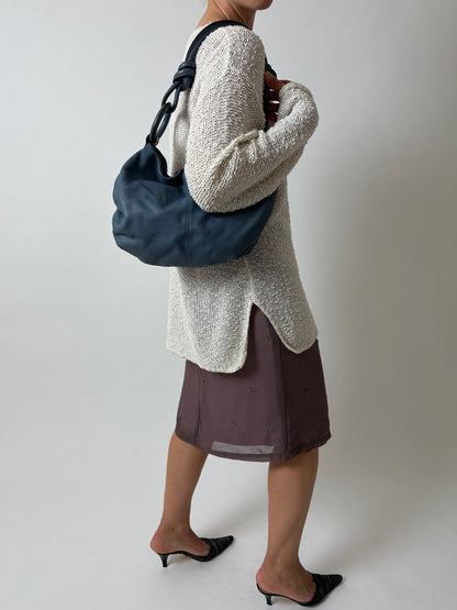 Sheer midi skirt | Mauve