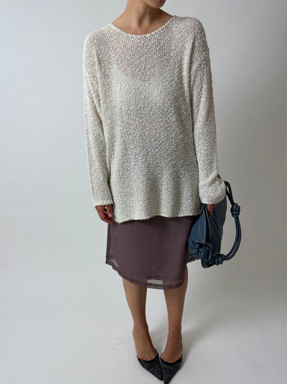 Knitted sweater | Off white