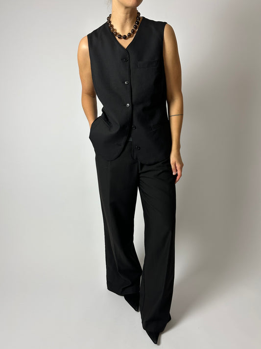 Tailored vest | Black