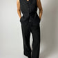 Tailored vest | Black