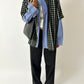 Checkered shirt | Black / Beige