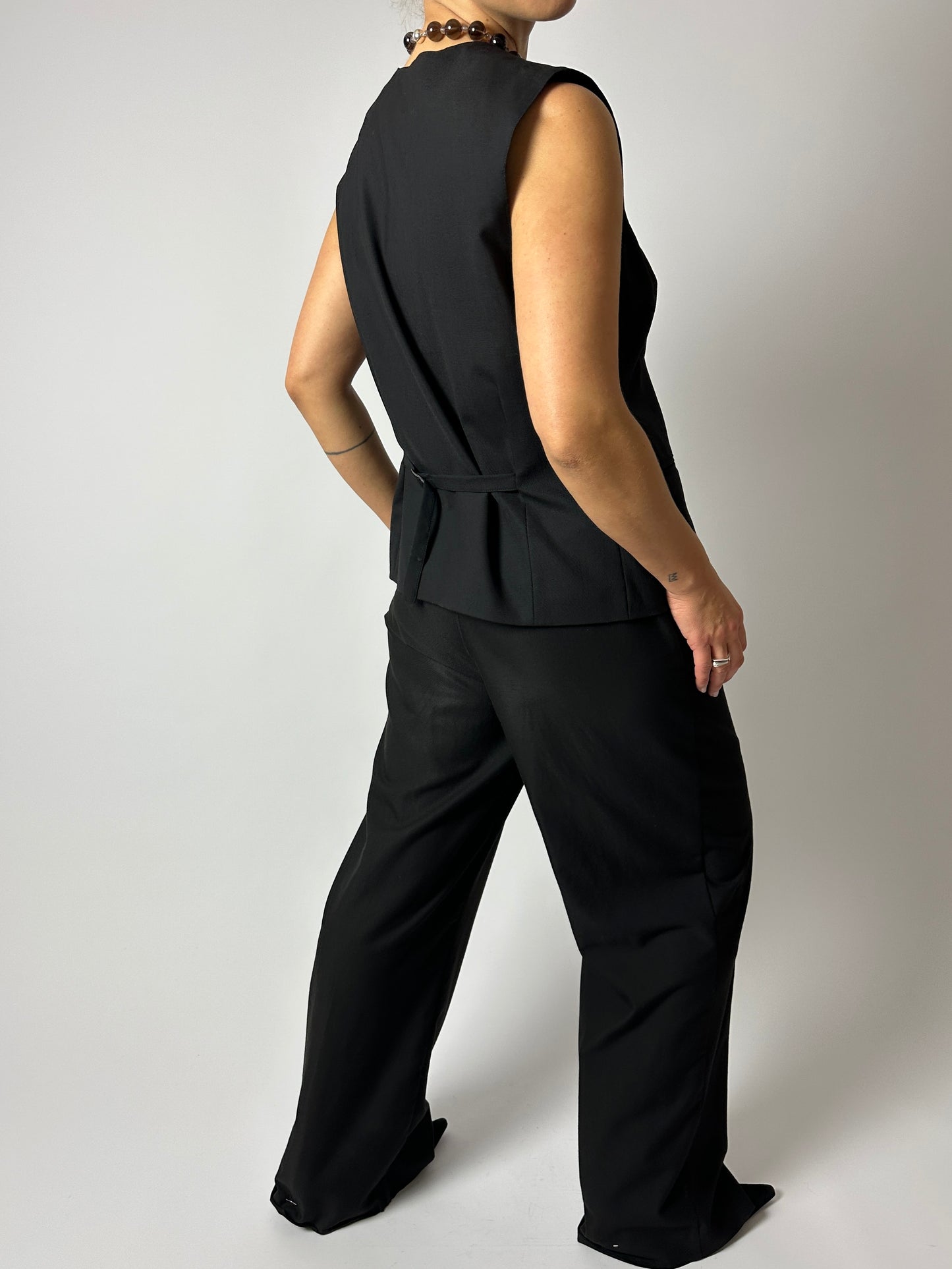 Tailored vest | Black