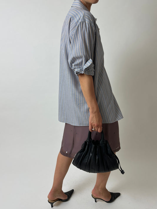 Striped shirt | Blue / Beige / White