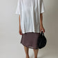 Sheer midi skirt | Mauve