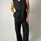 Tailored vest | Black