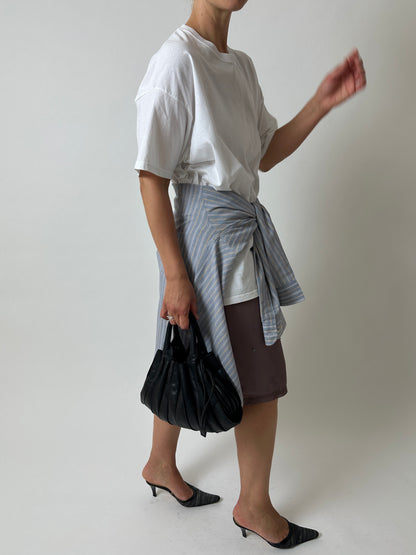 Striped shirt | Blue / Beige / White