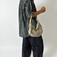 Checkered shirt | Black / Beige