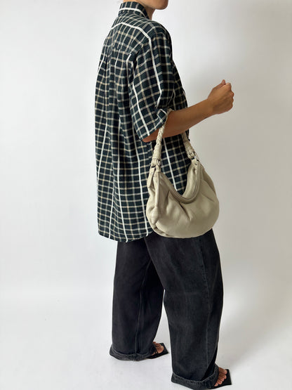Checkered shirt | Black / Beige
