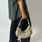 Leather shoulder bag | Stone