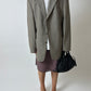 Relaxed fit blazer | Sage grey