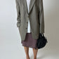 Relaxed fit blazer | Sage grey