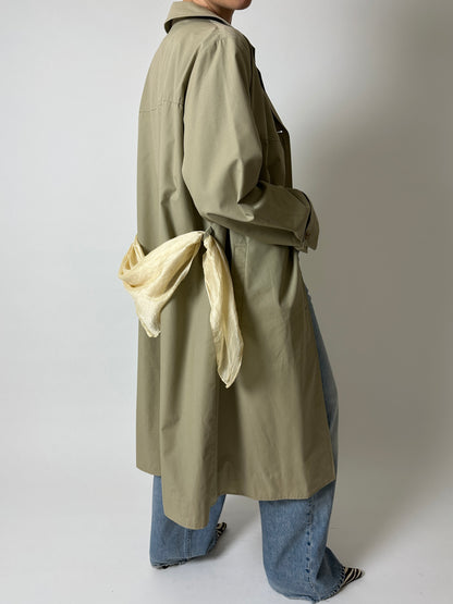 Long trench coat | Soft Beige