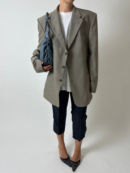Relaxed fit blazer | Sage grey